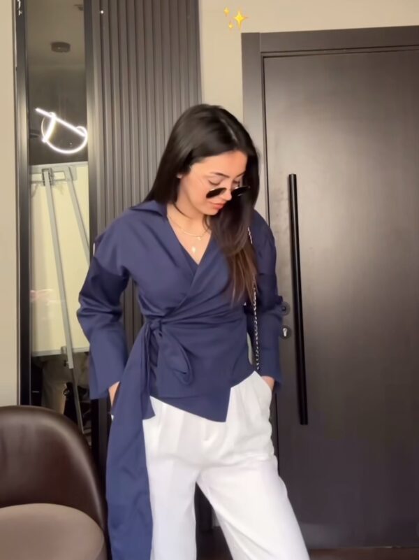 Navy Tie - Image 2