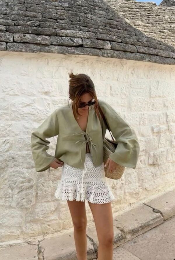 Olive blouse