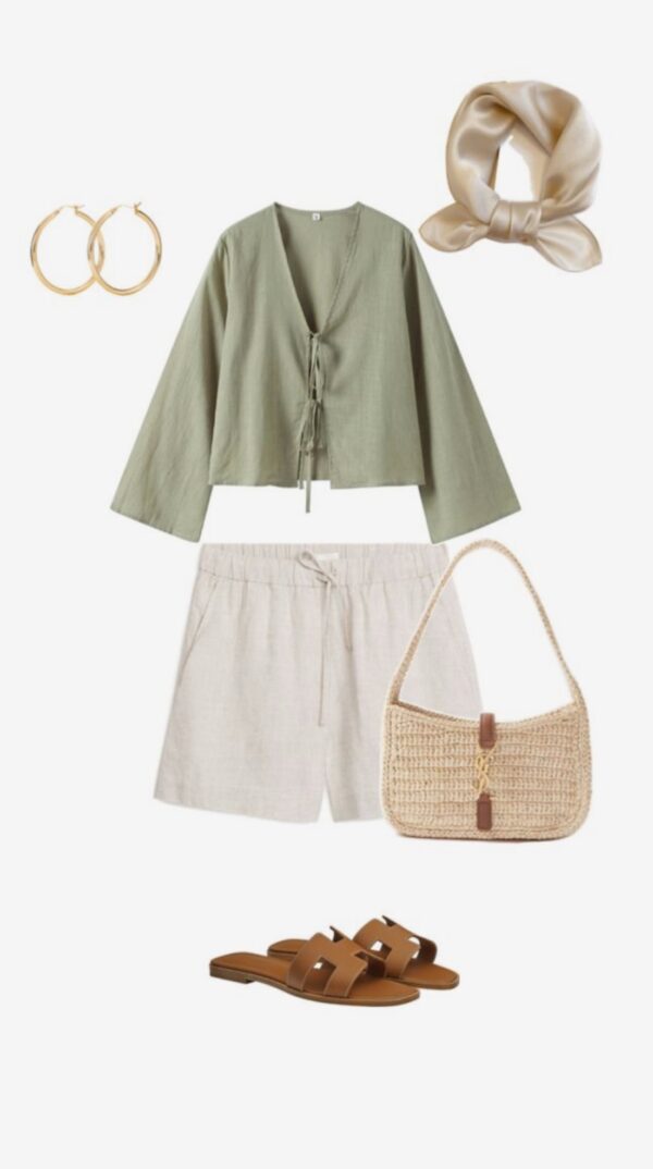 Olive blouse - Image 3