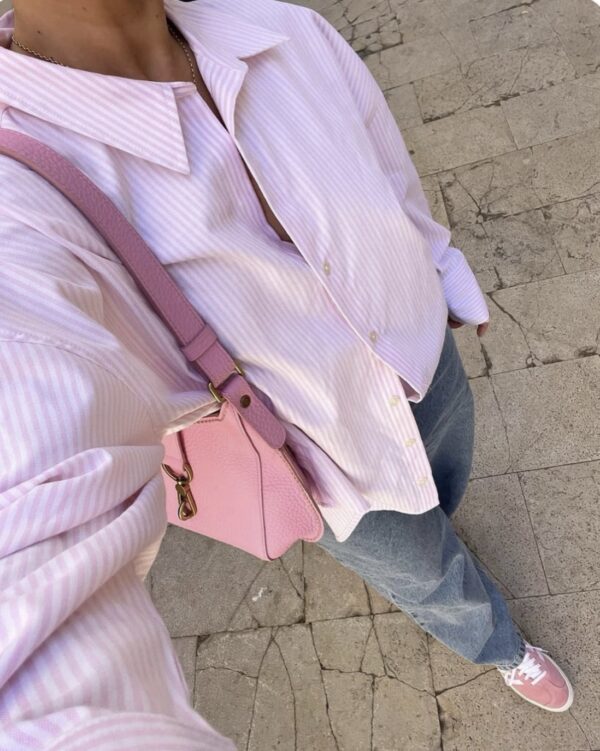 Pink lined shirt - Image 4
