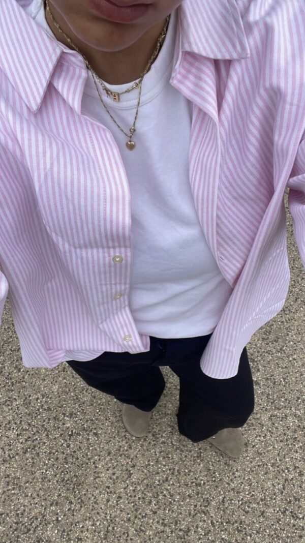 Pink lined shirt - Image 2