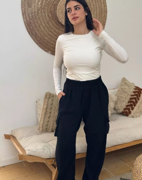 Cargo linen pants - Image 6